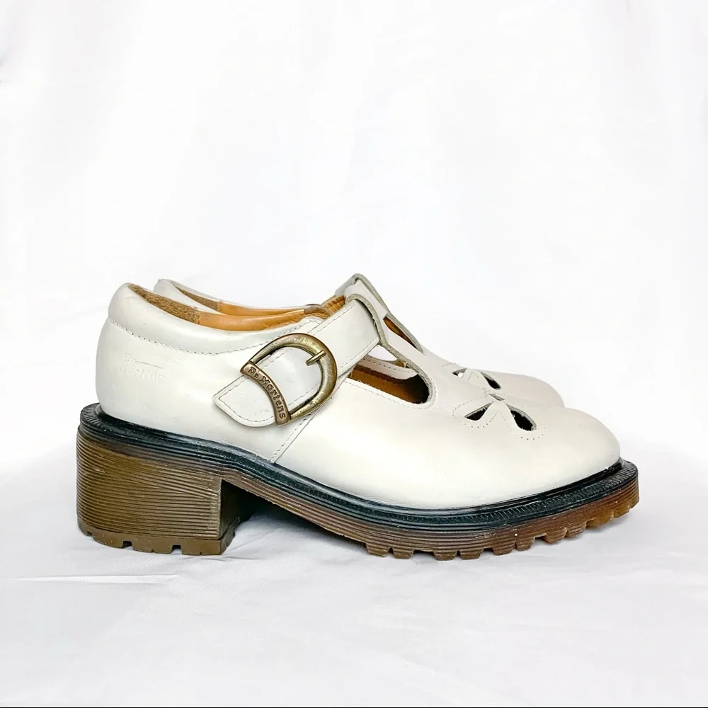White Dr Martens Vintage - Picture 2 of 9
